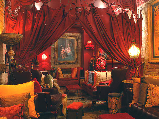 Come have a cocktail in our "haunted" Seance Lounge.
